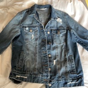 xs but oversized nordstrom jean jacket